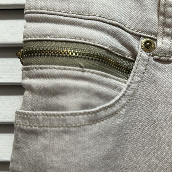 So Slimming by Chicos beige jeans size 2 regular 12/14 - Picture 2 of 8